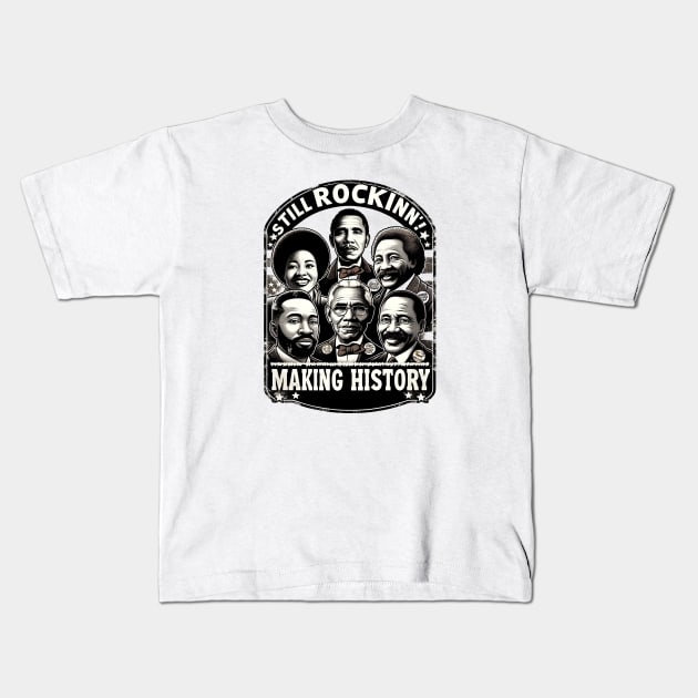 Black History Month Leaders Shirt Men Women Boys Girls T-Shirt Kids T-Shirt by Mapd